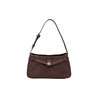 Women’s Small Shoulder Bag – Faux Leather With Logo